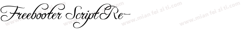 Freebooter Script Re字体转换